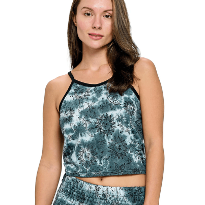 Crop Top Tie Dye Universe