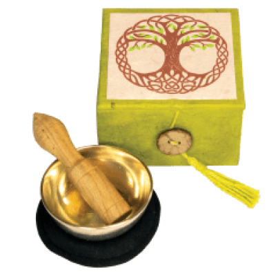 MEDITATION BOWL BOX: 2” TREE OF LIFE
