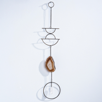 Agate/Crystal Wall Hanging