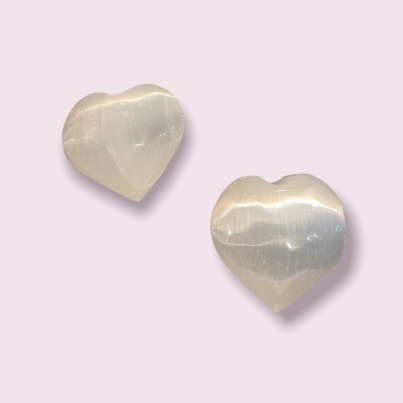 SELENITE HEART 4CM