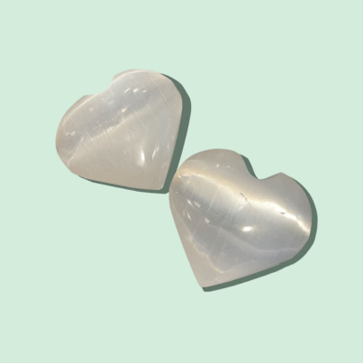 SELENITE HEART 6-7CM