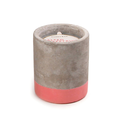 URBAN 3.5 OZ CORAL PAINTED CONCRETE POT – SALTED GRAPEFRUIT
