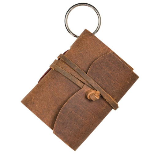 KEYCHAIN LEATHER JOURNALS 2″ x 3″