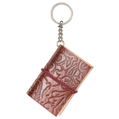 KEYCHAIN LEATHER JOURNALS 2″ x 3″