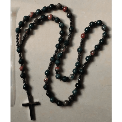 Bloodstone Rosary – Prayer Beads – 8mm