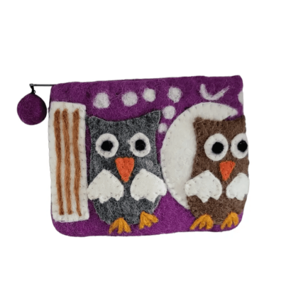 Wool Felt Animal Coin Purse