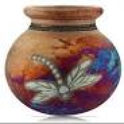 Small Silhouette Vase 2″ Dragonfly