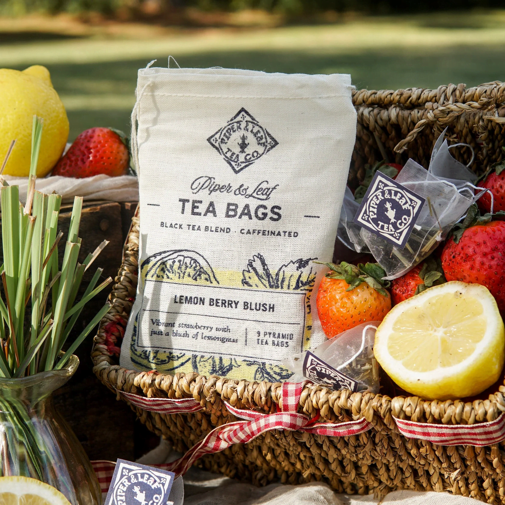 Lemon Berry Blush 9ct Tea Bags in Muslin