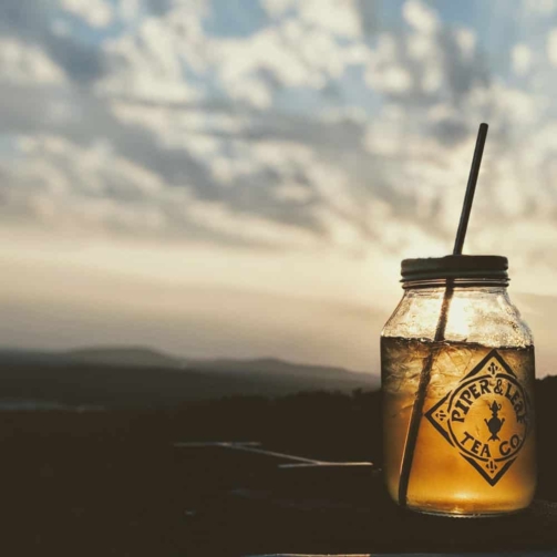 Golden Hour Tonic Glass Jar of Loose Leaf Tea – 30 Servings