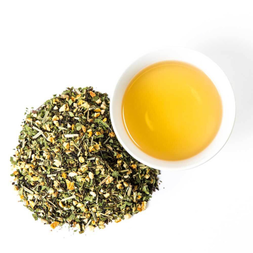 Healing Honeysuckle Glass Jar of Loose Leaf Tea – 30 Servings