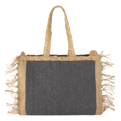 Tote Bag Jute Gray