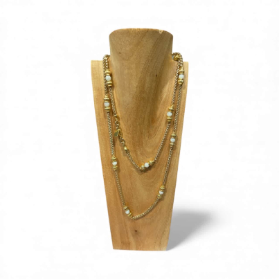 NECKLACE SENDAI / GOLD / MOONSTONE