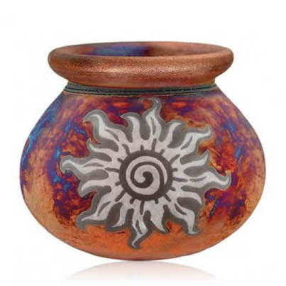 Small Silhouette Vase 2″ Sun