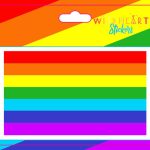 RAINBOW WINDOW STICKER 4.5″ – 5″