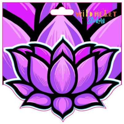 LOTUS WINDOW STICKER 4.5″ – 5″