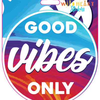 Good Vibes Only Sticker