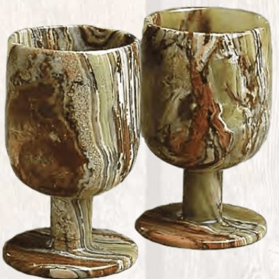 ONYX GOBLET 5 inch