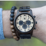 “Wild” | Black Sandalwood & Zebrawood Chronograph