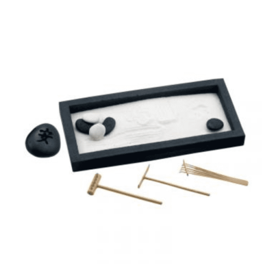 VOLCANIC STONE ZEN GARDEN 9″ x 4″