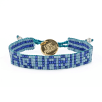 AQUARIUS (1/20-2/18) BALI SEED BEAD ZODIAC BRACELET
