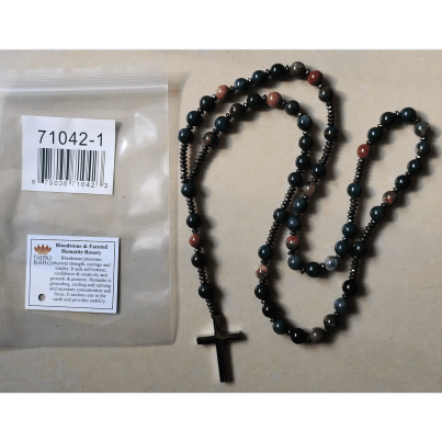 Bloodstone Rosary – Prayer Beads – 8mm