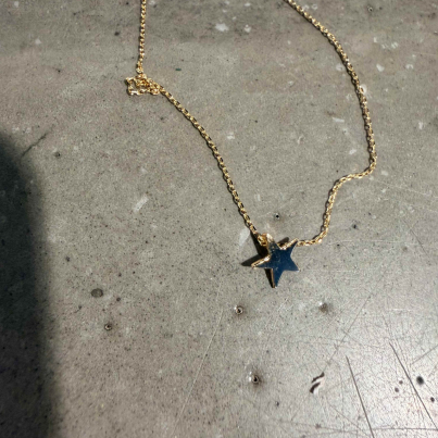 Gold or Silver Star Necklace (Sterling Silver)