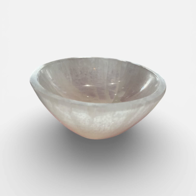 Selenite Bowl 4in